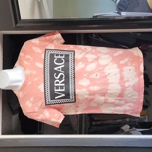 VERSACE AUTHENTIC DISTRESSED T SHIRT